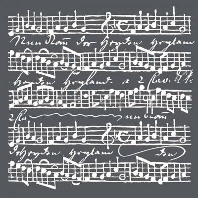 Stamperia Thick Stencil - Music Scores